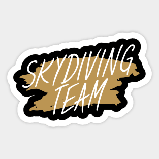 Skydiving team Sticker